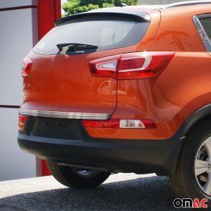 KIA SPORTAGE Tailgate Trim - Omac - S.Steel - Brushed Silver - '11-'16 KIA SPORTAGE Tailgate Trim - Omac - S.Steel - Brushed Silver - '11-'16